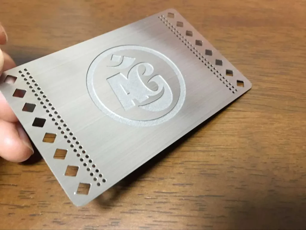 metal business card